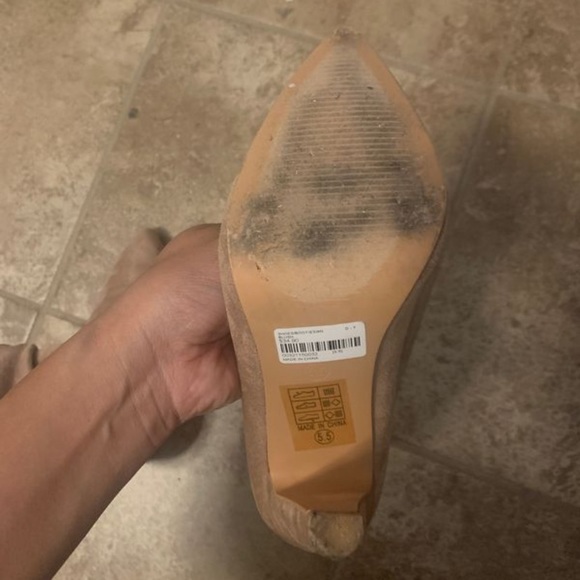 Light Pink ankle boot booties - Picture 3 of 5